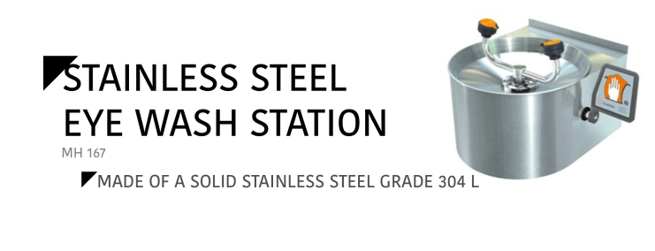 Stainless Steel Eye Wash Station MH 167