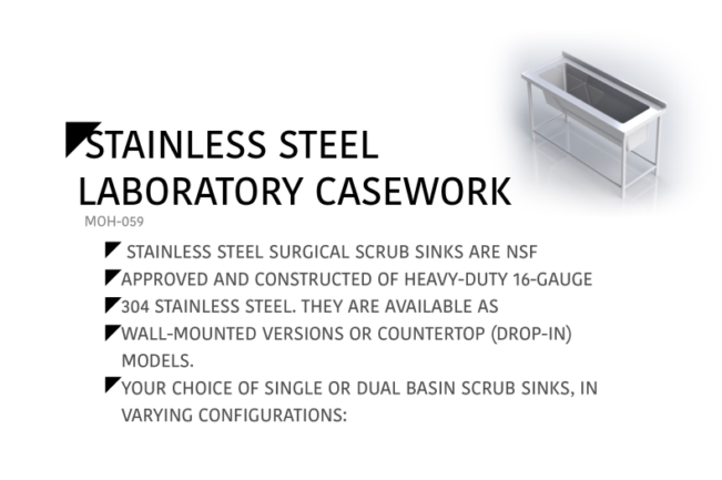 Stainless Steel Laboratory Casework MOH-059