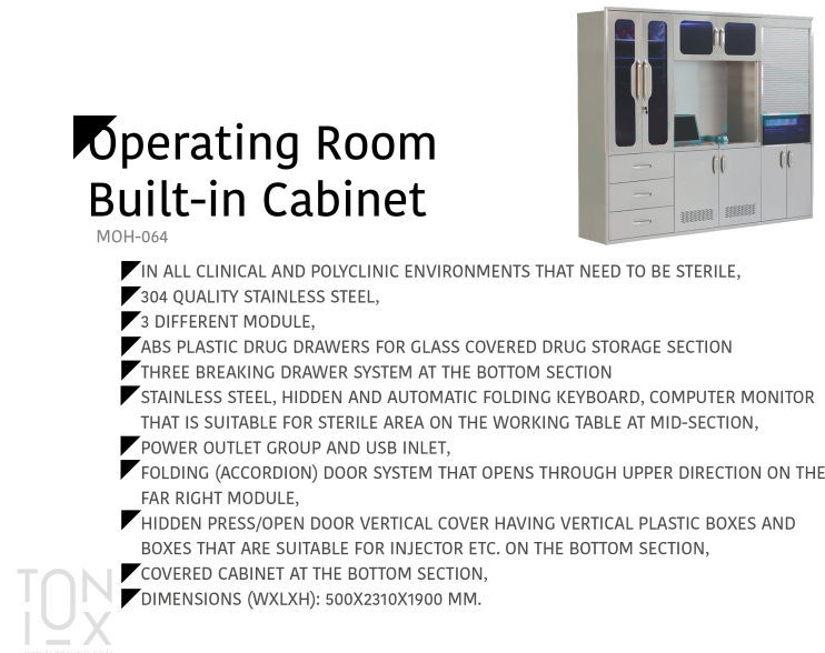 Operating Room Built-in Cabinet MOH-064