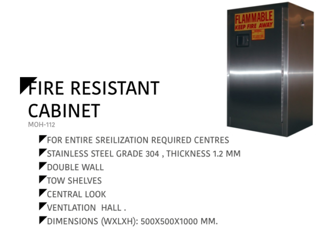 Fire Resistant Cabinet MOH-112