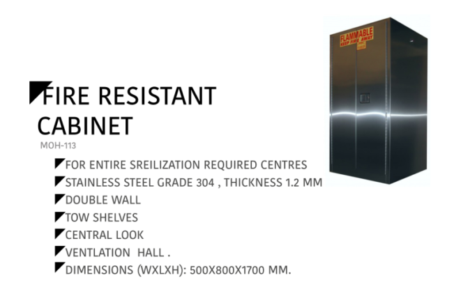 Fire Resistant Cabinet MOH-113