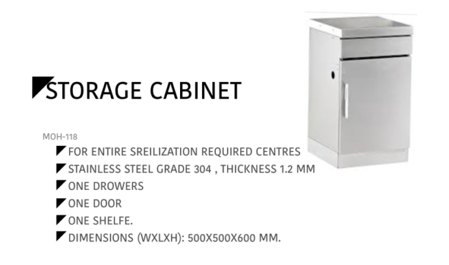 Storage Cabinet MOH-118