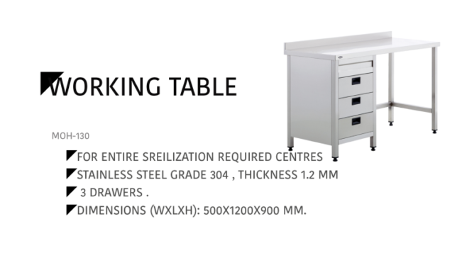 Working Table MOH-130